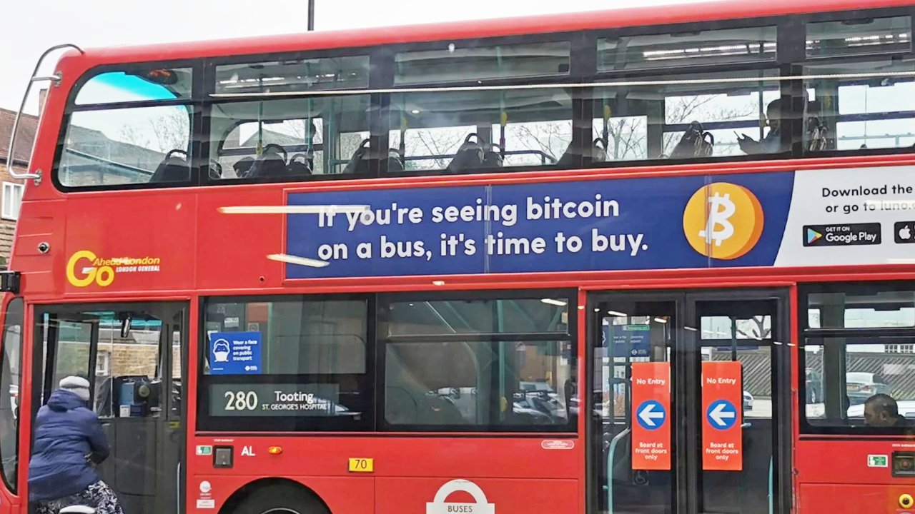 UK Bans ‘Time to Opt’ Bitcoin Classified ads on Buses and Underground for Being Deceptive