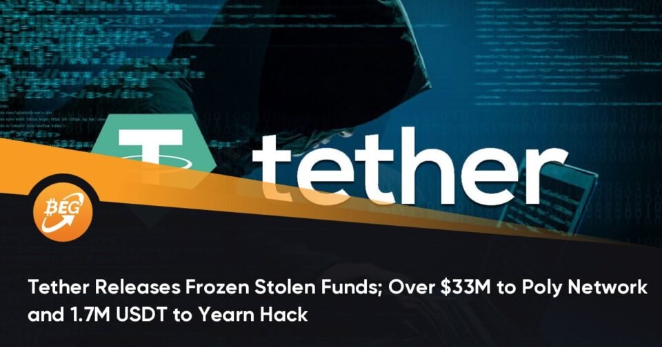 Tether Releases Frozen Stolen Funds; Over $33M to Poly Community and 1.7M USDT to Yearn Hack