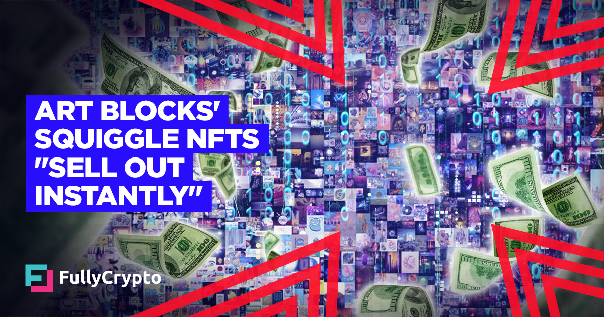 Art Blocks’ Squiggle NFTs “Promote Out Straight”