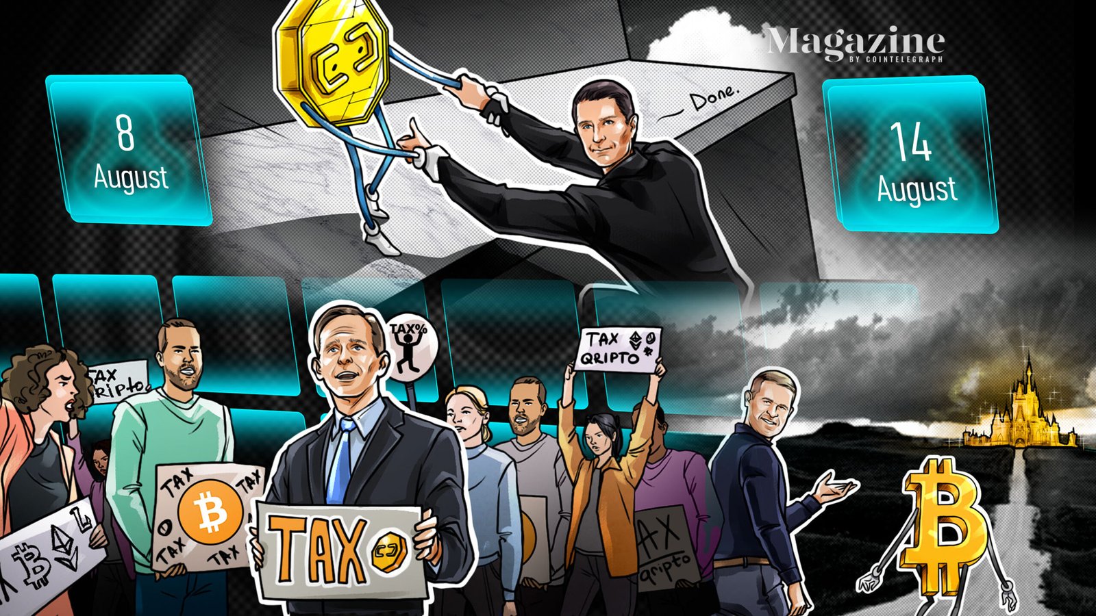 Infrastructure invoice passes, Coinbase posts $1.6 billion in Q2 profit, $600 million stolen in DeFi hack: Hodler’s Digest, Aug.8-14