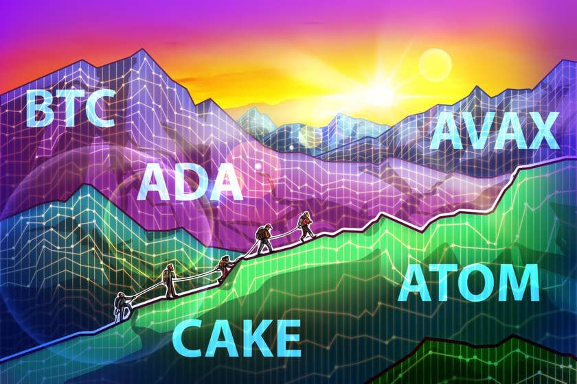 Top 5 cryptocurrencies to head attempting to hunt down this week: BTC, ADA, AVAX, CAKE, ATOM