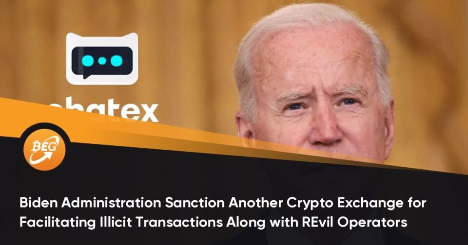 Biden Administration Sanction Every other Crypto Commerce for Facilitating Illicit Transactions Along with REvil Operators