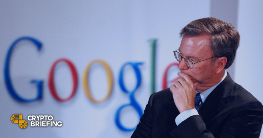 Light Google CEO Eric Schmidt Is Now a Chainlink Labs Consultant