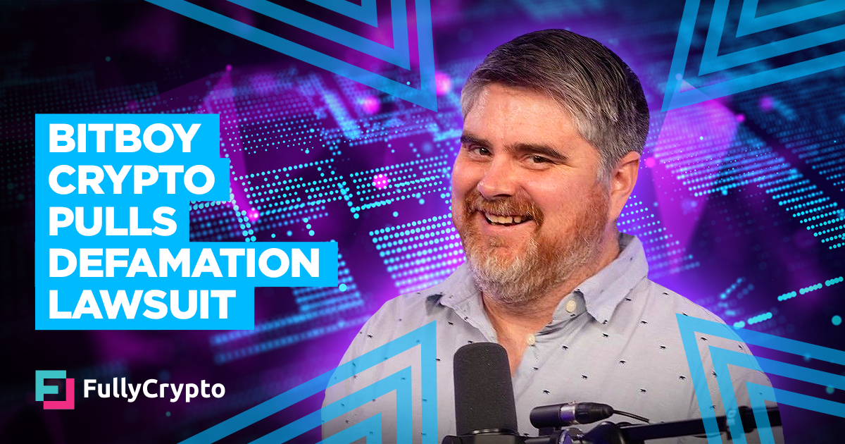 Shill-for-rent Bitboy Crypto Pulls Defamation Lawsuit