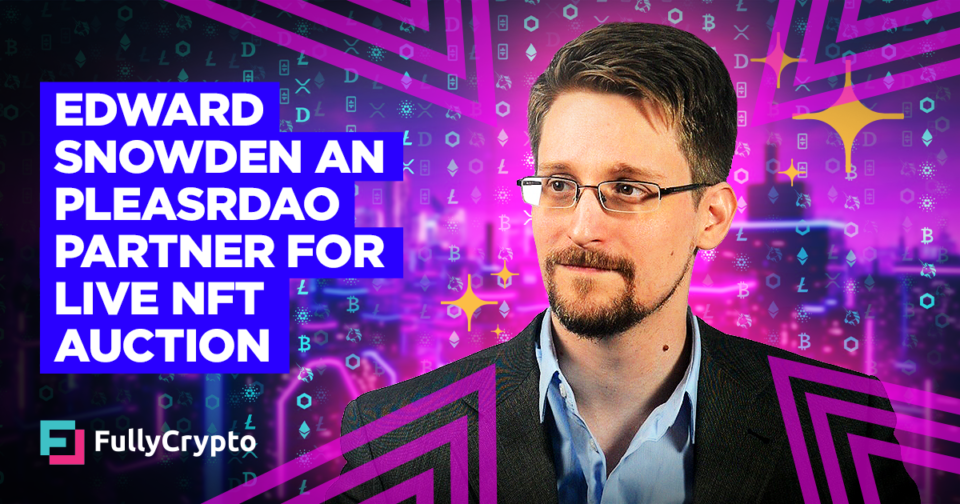 Edward Snowden Partners with PleasrDAO for Stay NFT Public sale