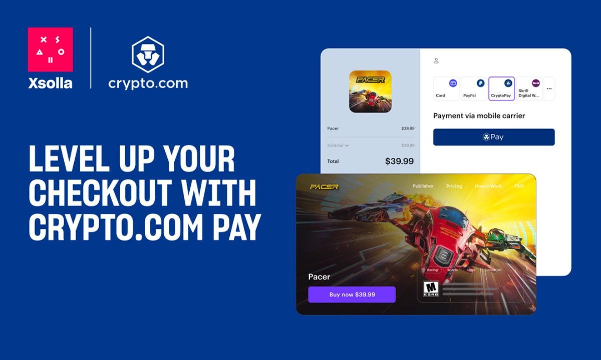 Xsolla and Crypto.com Accomplice to Mix Fee Ideas