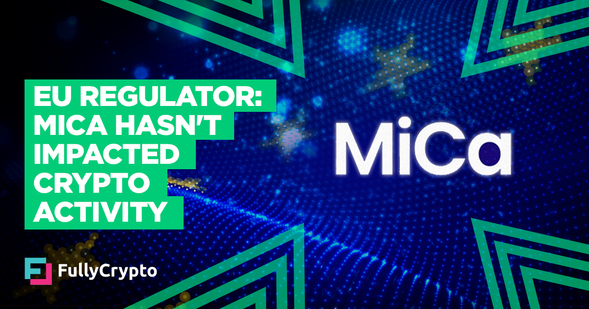 MiCA Has Had Minute Affect on Crypto Task, Says Regulator