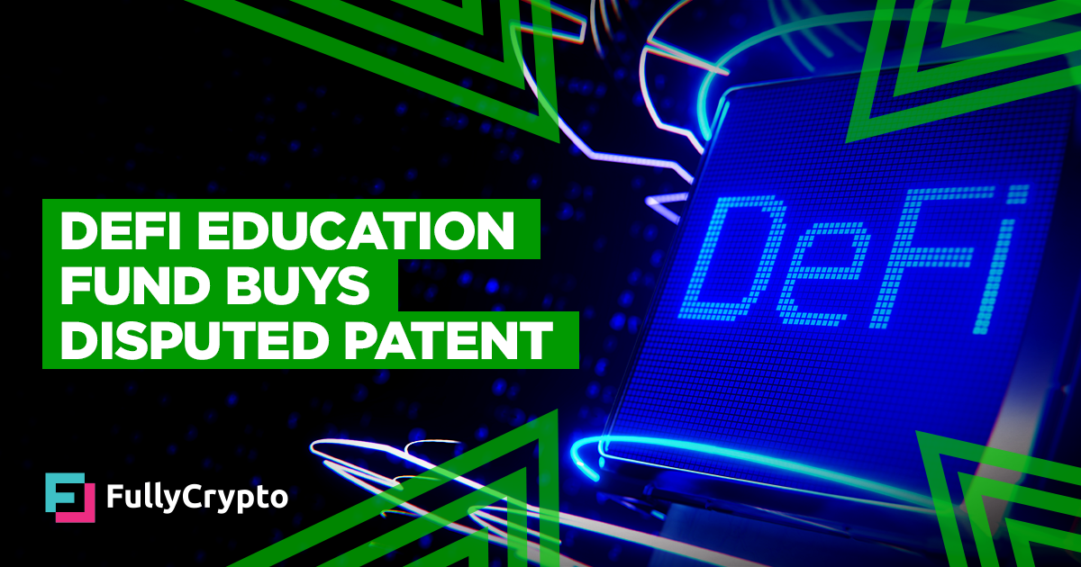 DeFi Education Fund Prevents Lawsuit by Procuring for Disputed Patent