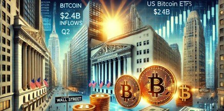 Wall Avenue Titans Boost Crypto Stakes: US Bitcoin ETFs Garner $2.4B In Q2 Inflows