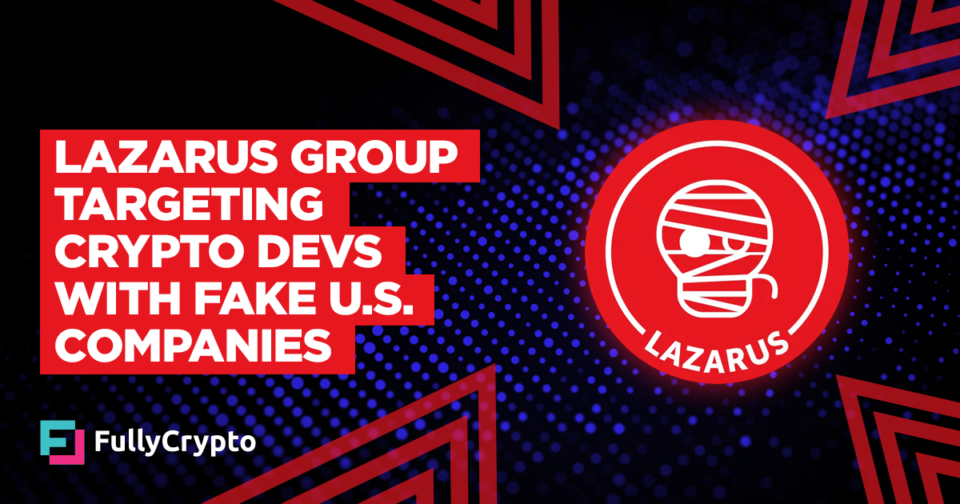 Lazarus Team of workers Concentrating on Crypto Devs with False U.S. Companies