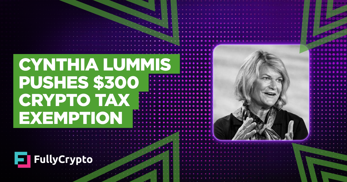 Cynthia Lummis Pushes $300 Crypto Tax Exemption
