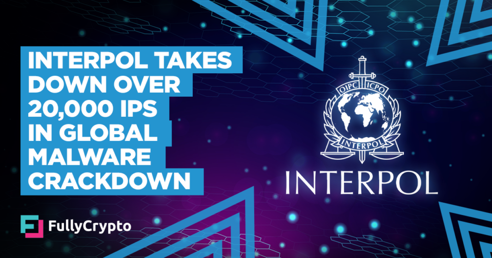Interpol Takes Down Over 20,000 IPs in World Malware Crackdown