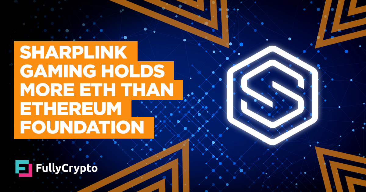 SharpLink Gaming Overtakes Ethereum Foundation in ETH Holdings