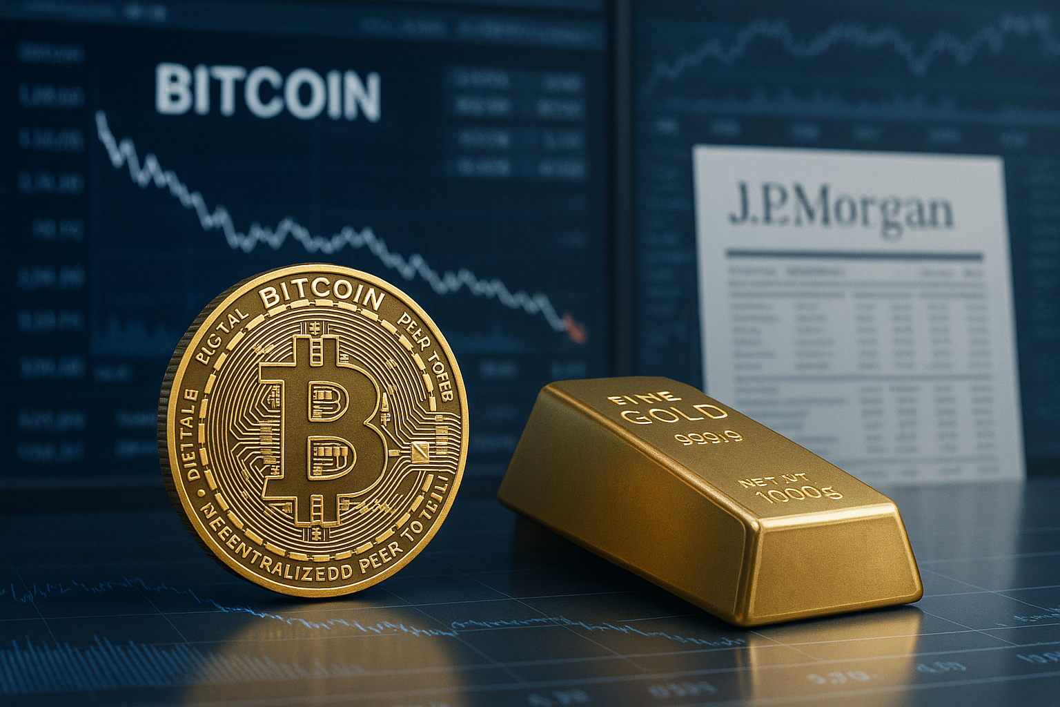 JPMorgan sees Bitcoin as more shapely than gold after label dip