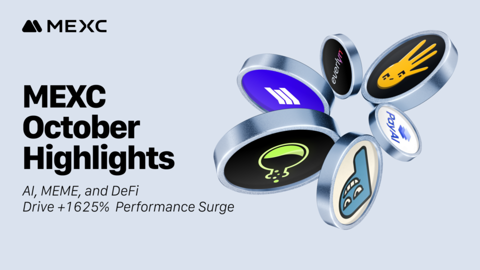 MEXC dominates early-stage token enhance: AI, MEME, and DeFi force +1625% efficiency surge