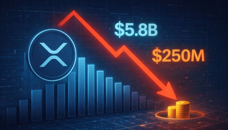 XRP Liquidity Dries Up: Futures Aquire Quantity On Binance Falls from $5.8B to $250M