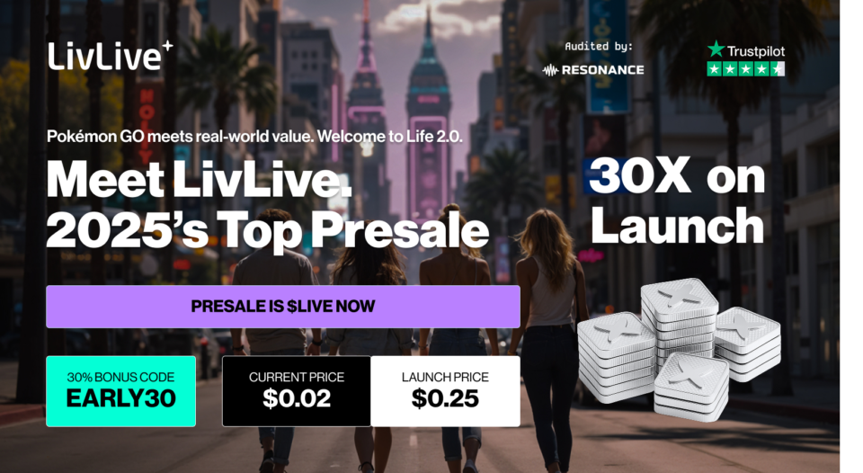 LivLive vs Tapzi Imprint Predictions: Why Patrons Call LivLive the Easiest Crypto to Invest In Upright Now at $0.02