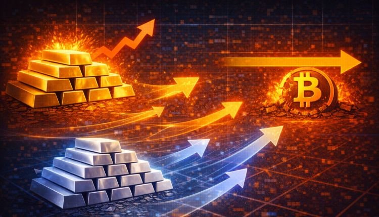 Gold & Silver Ruin Out While Bitcoin Chops: Why Capital Is Flowing Into Treasured Metals
