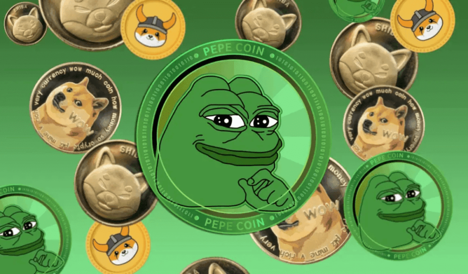Pepe imprint declines 9% as top memecoins falter