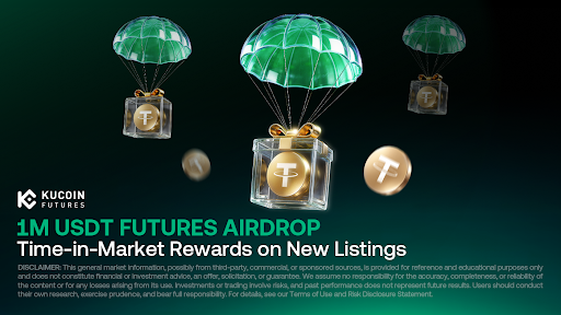 KuCoin launches $1M futures airdrop to reward merchants preserving contemporary listings