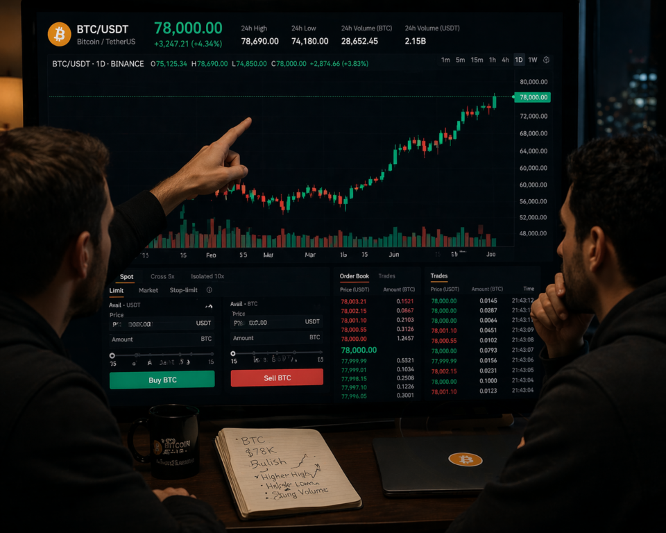 Bitcoin surges above $78k amid ceasefire extension and liquidity enhance