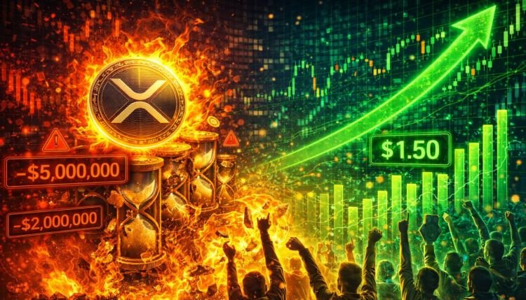 XRP Liquidations Tempo up After $1.50 Breakout: Brief Squeeze Unfolds