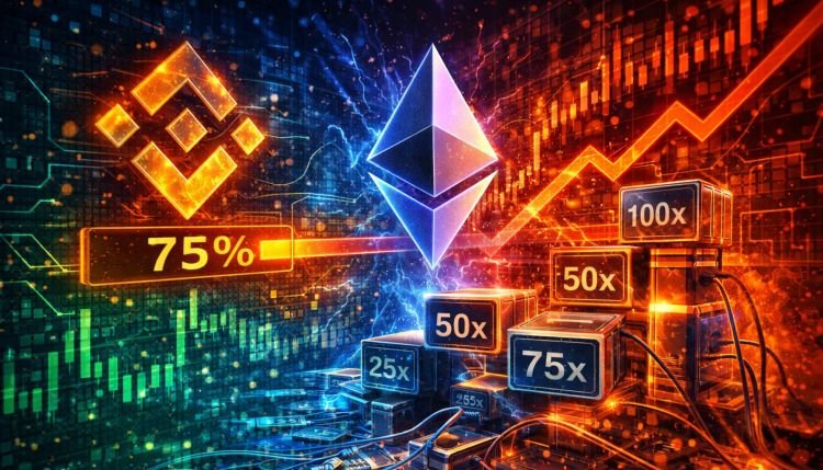 Ethereum Enters Excessive-Leverage Regime As Binance Publicity Crosses 75%