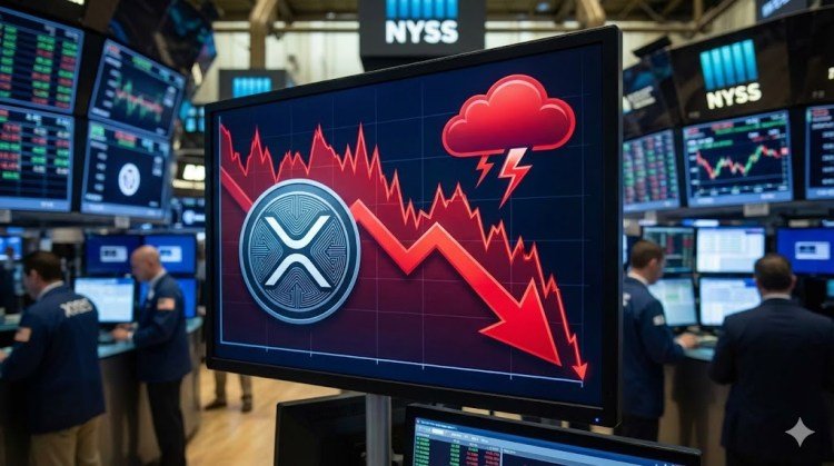 XRP Trace Tumbles Below $1.22 As Market Sentiment Turns Bitter