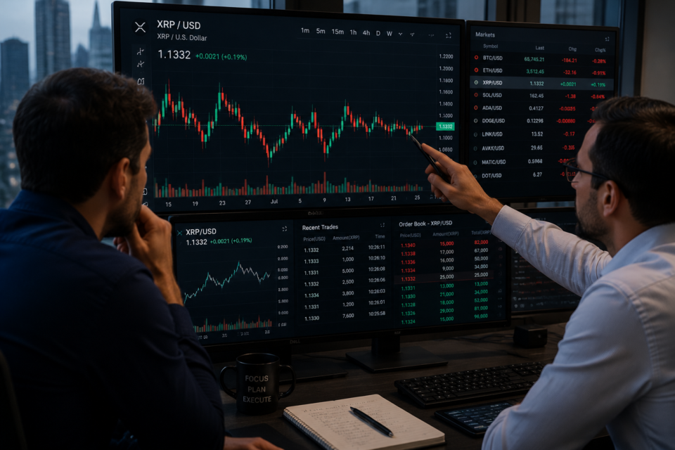 XRP faces resistance beneath the 50-Day EMA despite bettering momentum