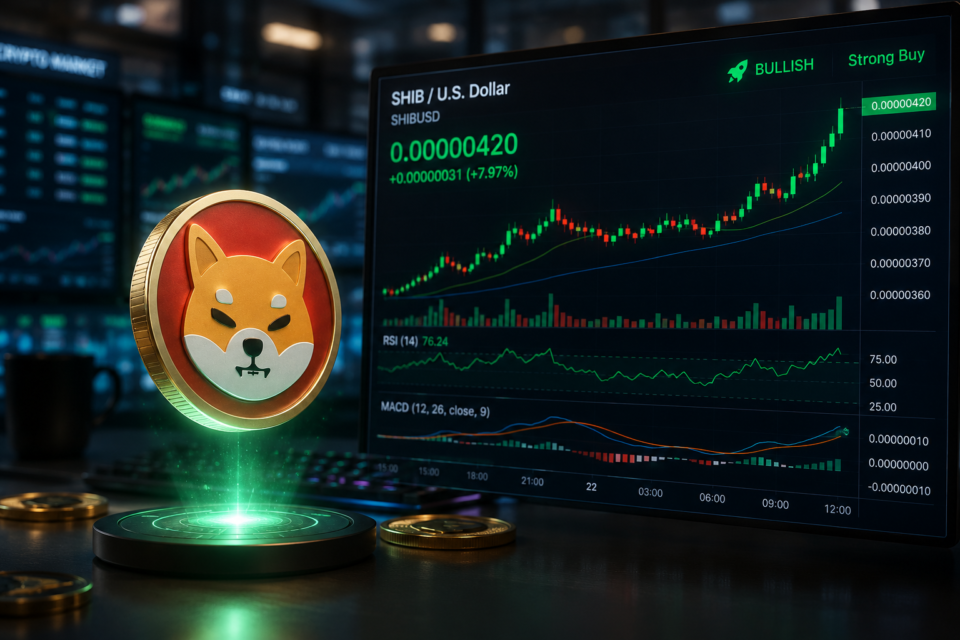 Shiba Inu tops $0.0000042 as alternate outflows and bullish derivatives enhance sentiment