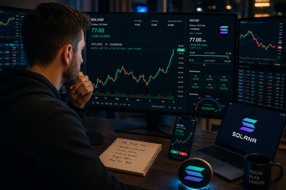 Solana reclaims the 50-day EMA as bulls aim a breakout above $81.50