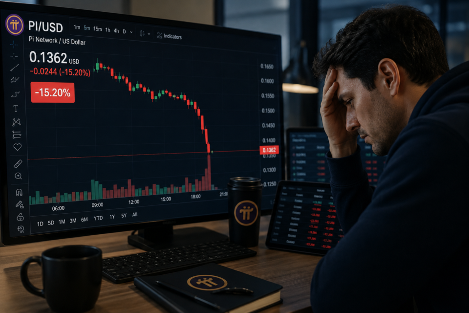 PI slides 15% as passe search knowledge from raises chance of descend to $0.075