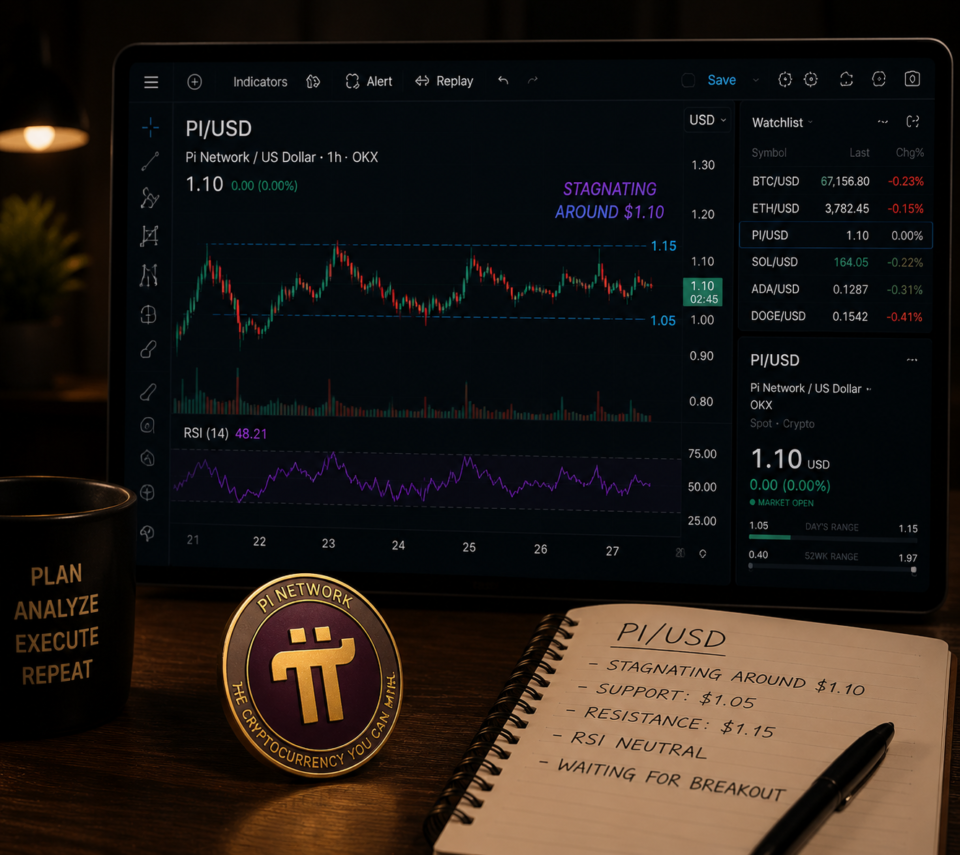 Pi Community slips below $0.1300 as sellers tighten administration