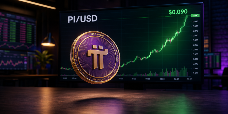 Pi Network tops $0.09 because the broader crypto market rally