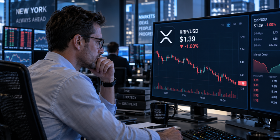 XRP eyes breakout above $1.42 as merchants amplify long exposure