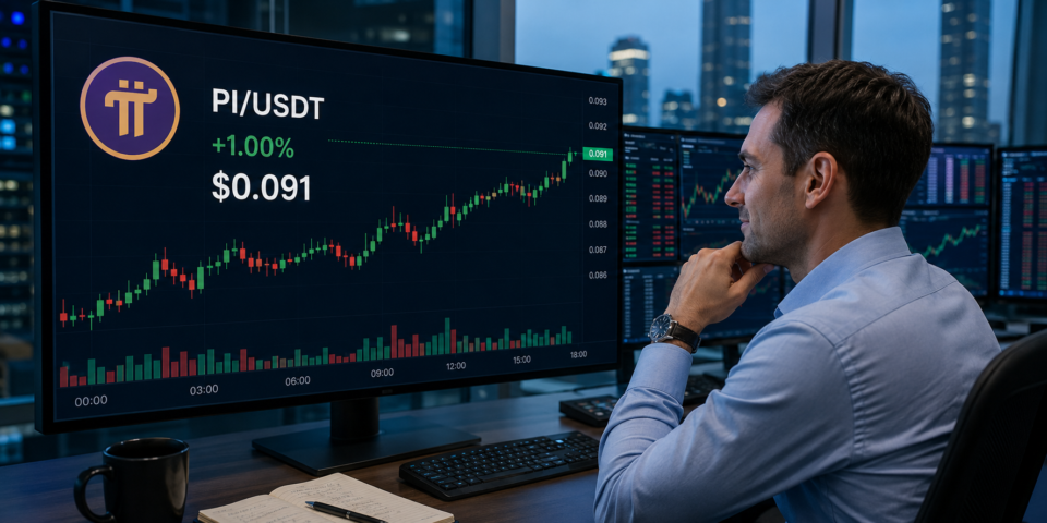 Pi holds above $0.091 as OpenPay restores cash-in characteristic