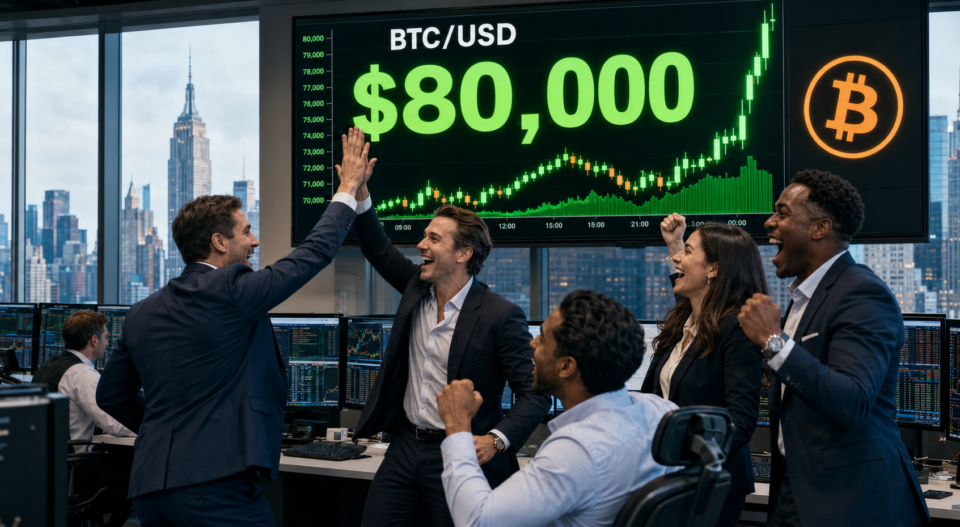 Breaking: Bitcoin hits $80k for the first time since May perchance honest as rally continues