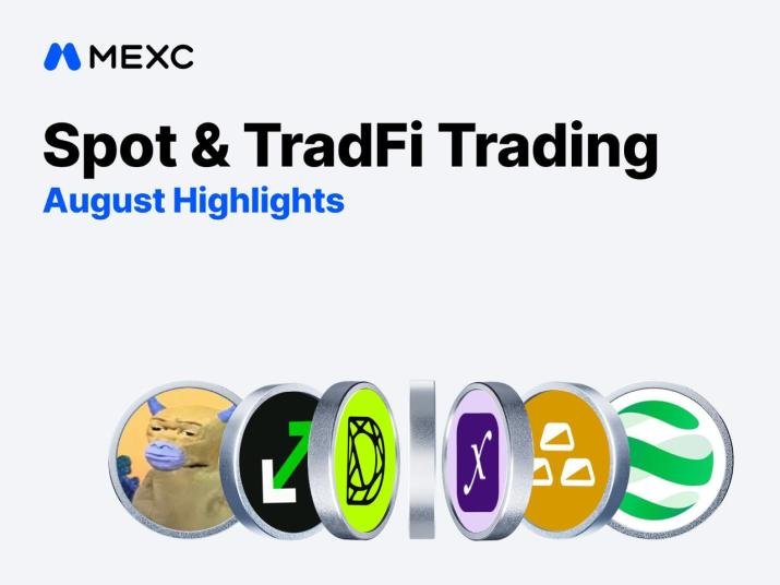 MEXC Stories 21% MoM Enhance in New-Token Merchants and 31% Originate bigger in Tokenized Stock Buying and selling Quantity in August