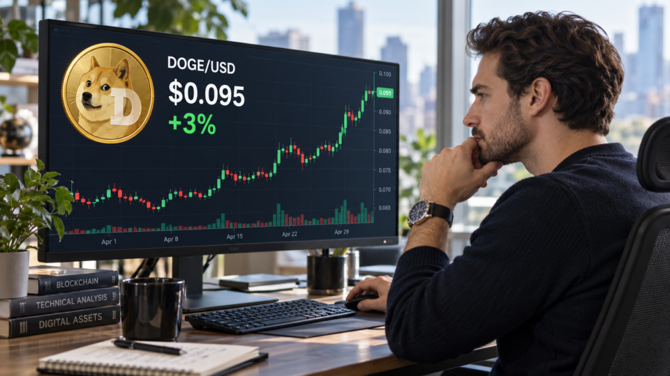 Dogecoin tops $0.096 as ETF inflows and derivatives signal bettering sentiment